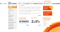 Desktop Screenshot of demape.com.br